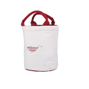 Round base canvas bag