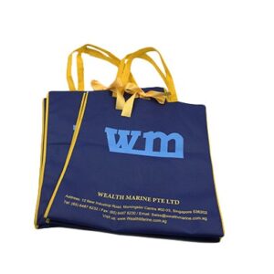 Satin ribbon bag
