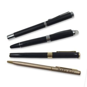 Metal casing pen