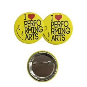 Metal backing badge