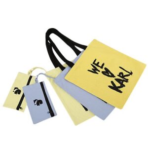 Foldable canvas bag