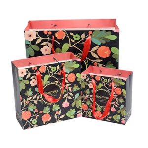 Ribbon handle bag