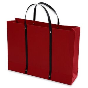 Extended handle paper bag