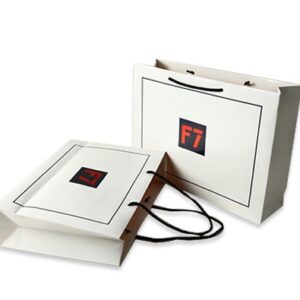 Interior printed paper bag