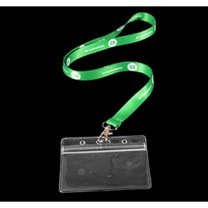 Lanyard with soft pvc holder