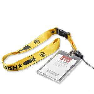 Lanyard with hard pvc holder