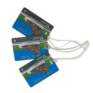 Plastic card tag