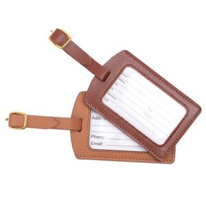 PU luggage tag
