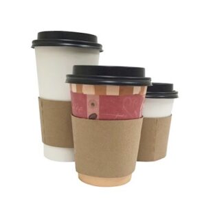 Paper cup with sleeve