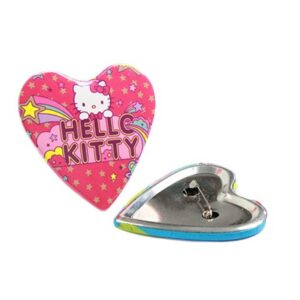 Heart shaped badge