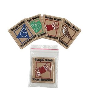 Iron-on cotton badge