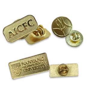 Sandblasted collar pin
