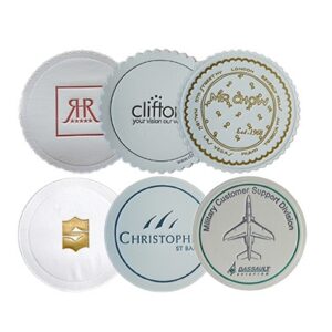 Tissue paper coaster