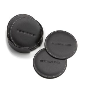 Leather coaster