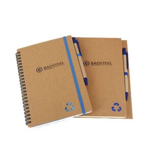 Recycled note book + pen set