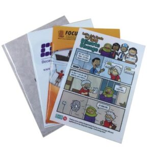 L-shaped folder