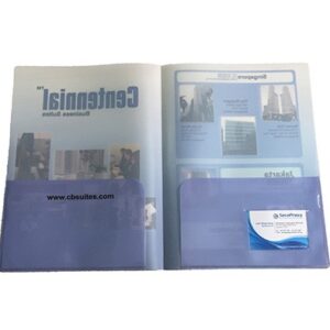 Folder with pocket