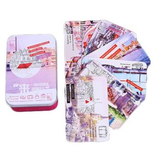 Tin box packaging card