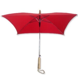 Square-shaped umbrella