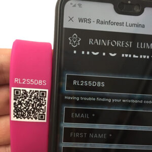 QR code wristband