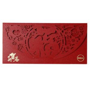 Die-cut red packet