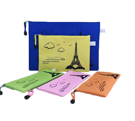 Canvas zipper pouch