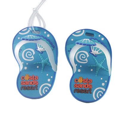 Slipper luggage tag