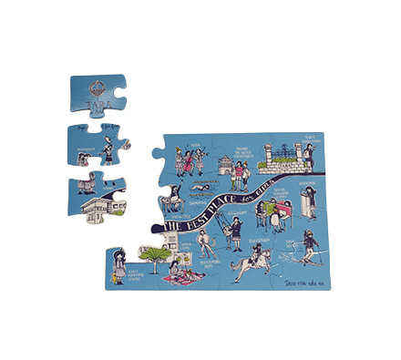 Puzzle magnet
