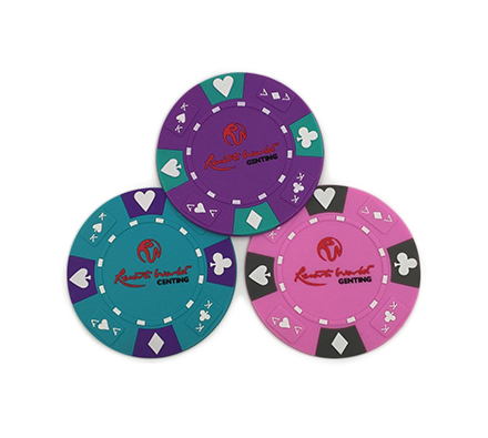 Soft rubber coaster