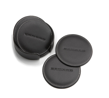 Leather coaster