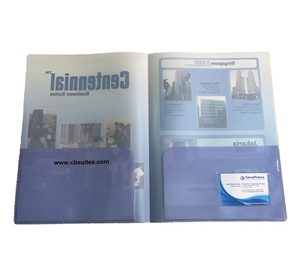 Folder with pocket