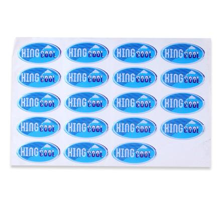 Epoxy sticker