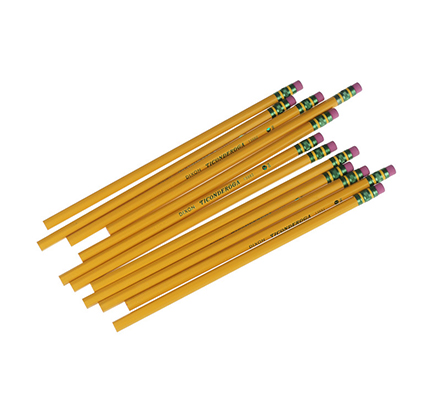 Pencil with eraser