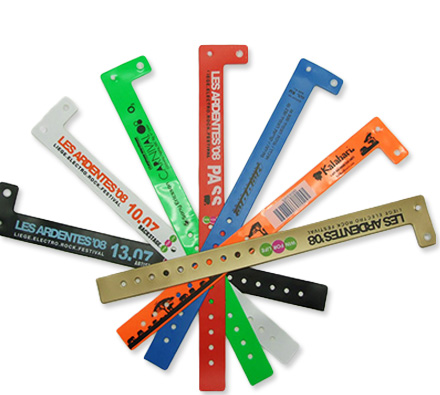 PVC wrist tag