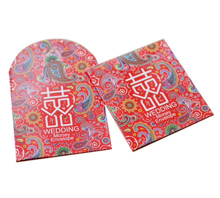 Square red packet