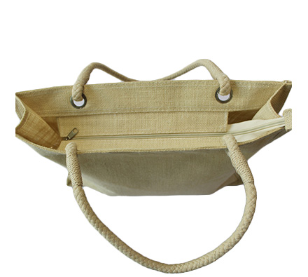 Jute bag with zipper | Building Trust, Printing Ideas
